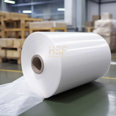 60 μM Ống không mờ trắng PE Release Film Silicone UV Cured cho bảo vệ và bao bì, băng, nhãn và đồ họa