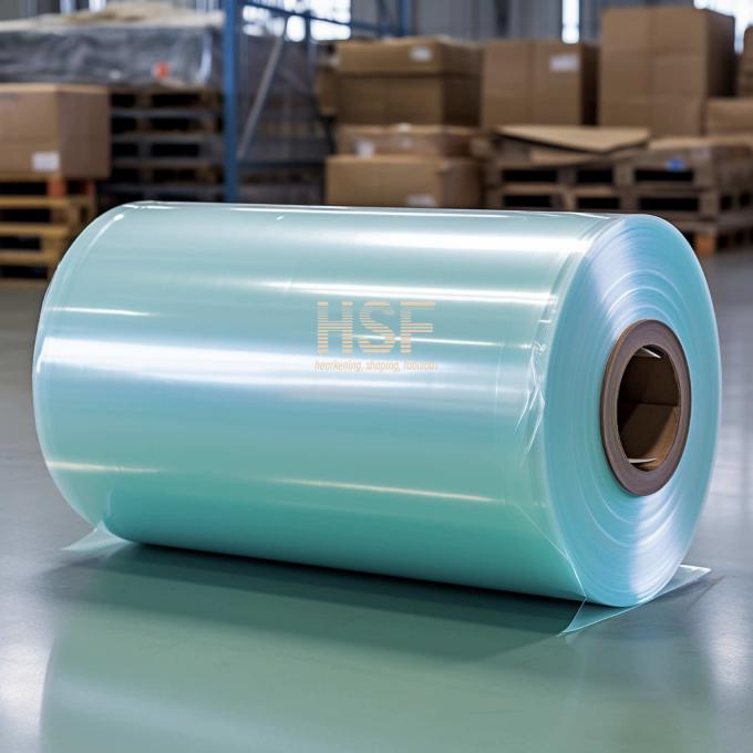 120μm Opaque Blue LDPE Film sample showing material texture and color