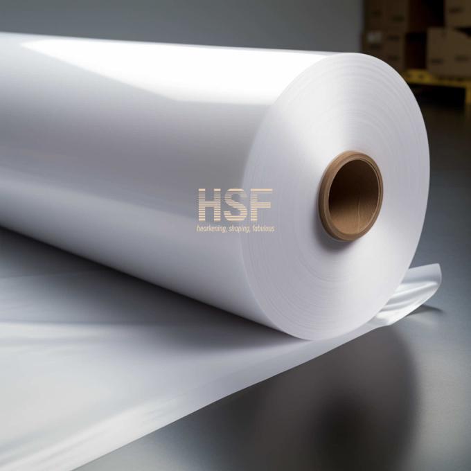 40μm Opaque White PE Release Film product sample