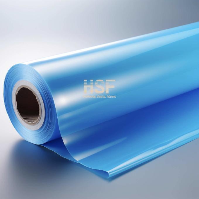 12Î¼m Translucent Blue PET Fluorosilicone Coated Release Film sample image 2